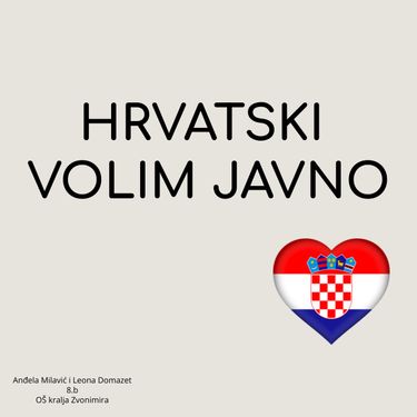 Hrvatski volim javno