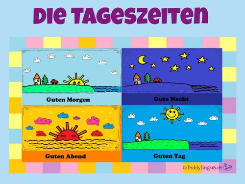 Book Creator | Die Tageszeiten