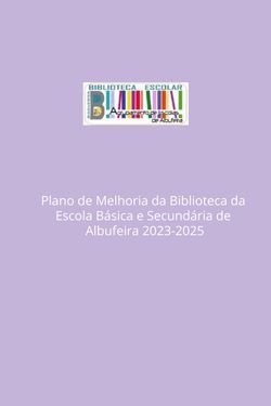 Plano de Melhoria 2023-2025