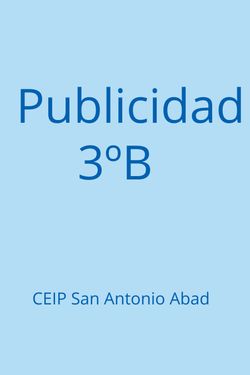 Publicidad 3ºB