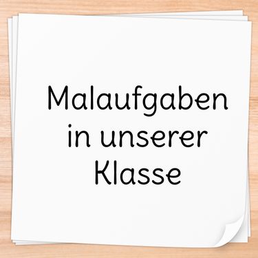 Malaufgaben 