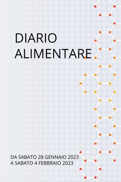 Book Creator Diario Alimentare