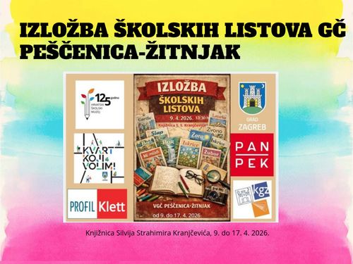 Izložba školskih listova GČ Peščenica-Žitnjak