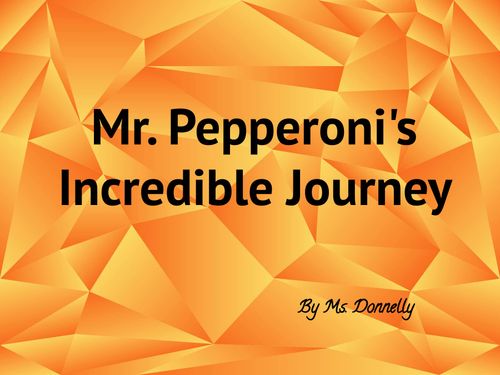 Book Creator | Mr. Pepperoni's Incredible Journey