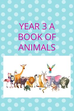 Book Of Animals 3ºA