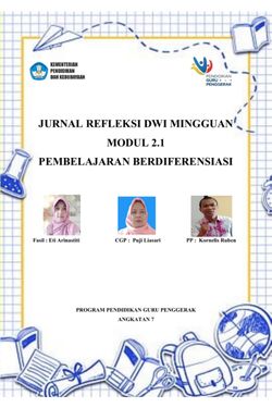 Book Creator | Jurnal Refleksi Dwi Mingguan Modul 2.1