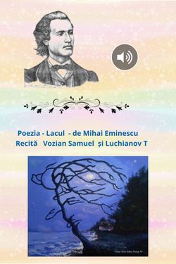 Lacul- poezie de Mihai Eminescu
