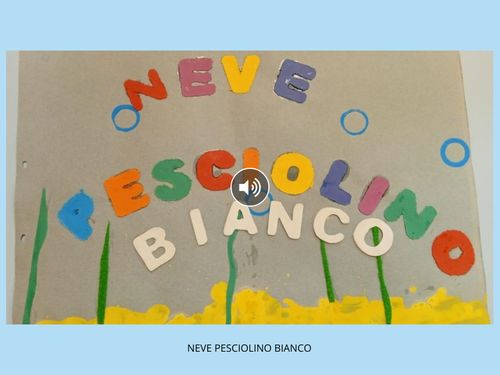 Book Creator Neve Pesciolino Bianco