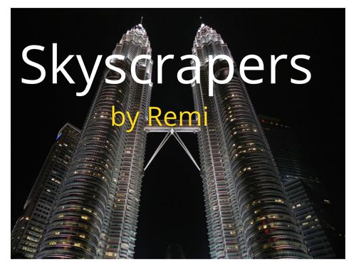 Book Creator | Skyscrapers
