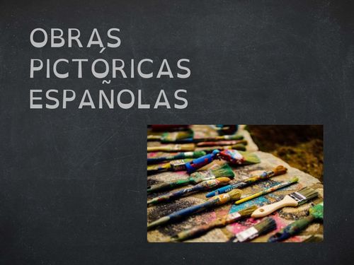 obras pictóricas españolas