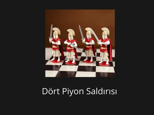 Book Creator | Dört Piyon Saldırısı