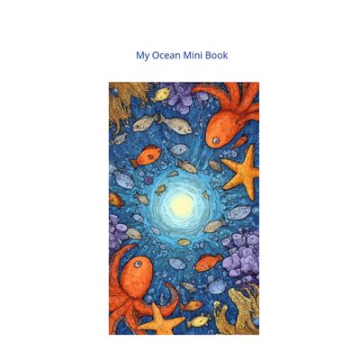 Book Creator | My mini Ocean - Book