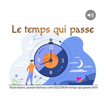 Les mots du temps qui passe