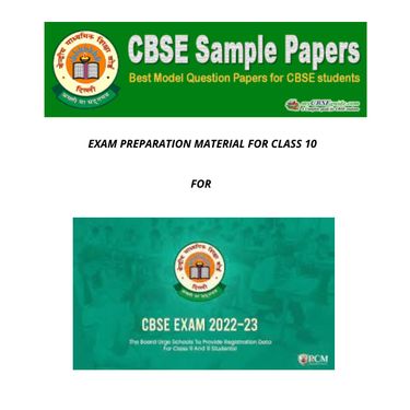 E- BOOK FOR EXAM PREPARATION