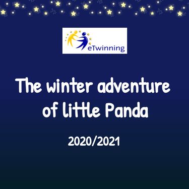 The winter adventure of little Panda 