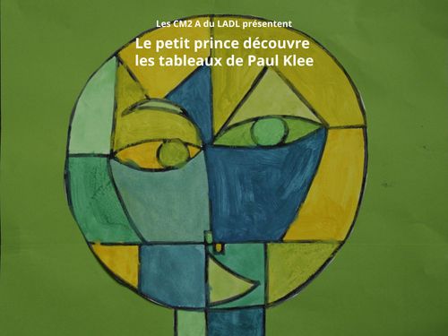 Le petit prince découvre les tableaux de Paul Klee