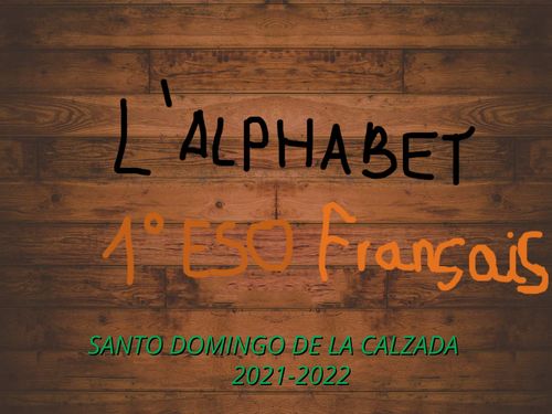 L' ALPHABET