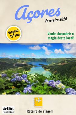 Açores - Roteiro de Viagem