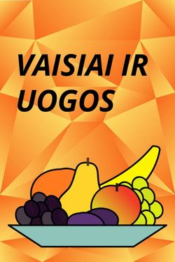 Book Creator | vaisiai ir uogos