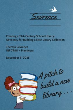 Book Creator | Advocacy for Building a New Library Collection