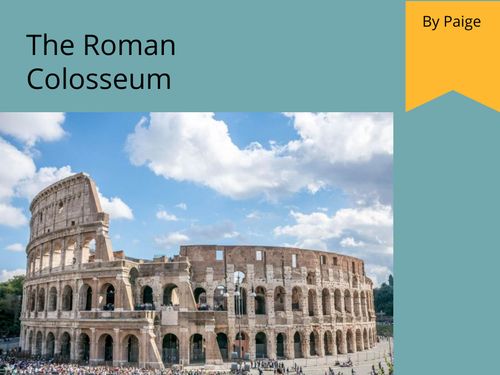 Book Creator | The Colosseum