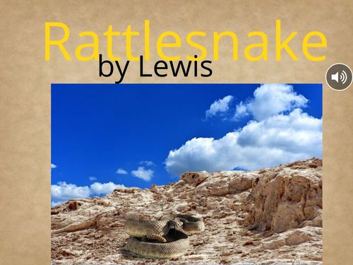 Book Creator | Rattlesnake