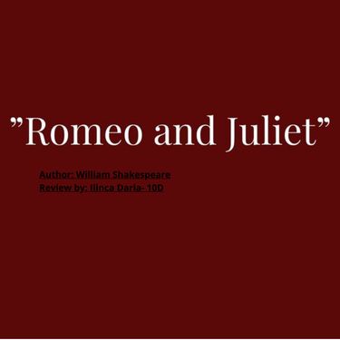 Book Creator | Romeo and Juliet review