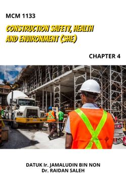 Book Creator | CONSTRUCTION SAFETY, HEALTH AND ENVIRONMENT (SHE)
