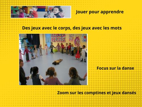 Jouer pour apprendre - Jeux chantés et jeux dansés