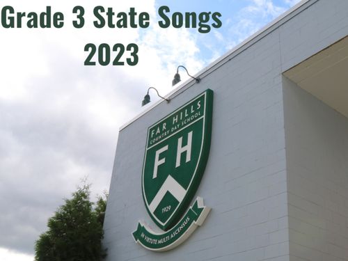 Grade 3 State Songs - 2023