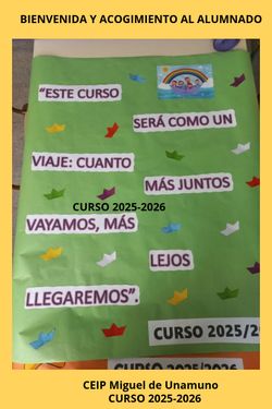 BIENVENIDA Y ACOGIMIENTO AL ALUMNADO (2025-2026)