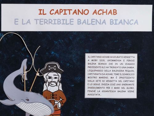 Il Capitano Achab E La Terribile Balena Bianca Insegnamento