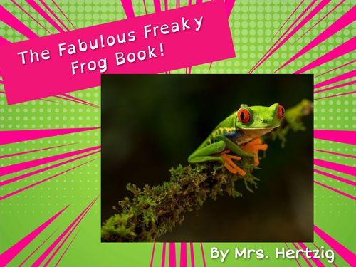 Book Creator | Freaky Frog Book