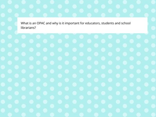Book Creator | Podcast- What is an OPAC?