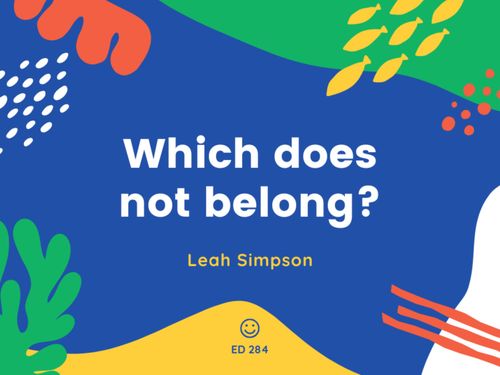 Book Creator | Which Does Not Belong