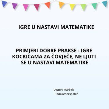 Igre u nastavi matematike