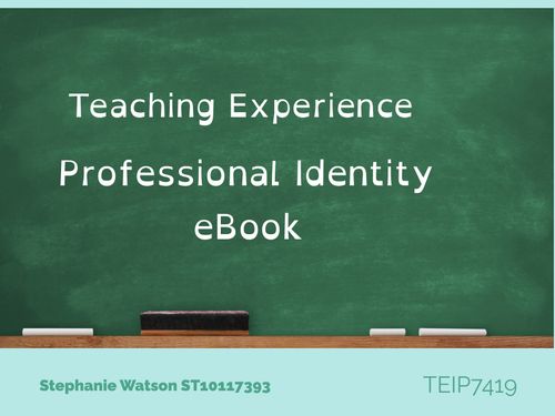 Book Creator Professional Identity Log Ebook