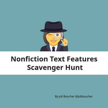 Nonfiction Text Feature Scavenger Hunt