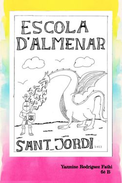 Revista de Sant Jordi Escola d'Almenar 2022