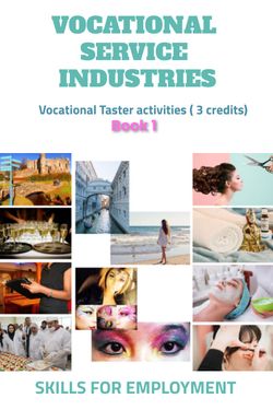 Book Creator | Vocational Service Industries - Book 1 (3 credits)