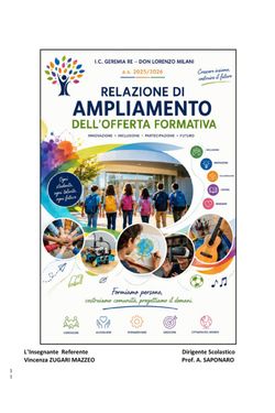 relazione finale progetti istituto con foto 2026