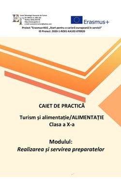 Caiet de practică Alimentație