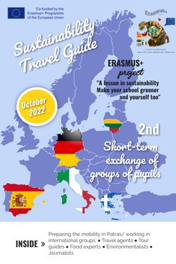 Sustainability travel guide