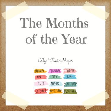 Book Creator | The Months of the Year