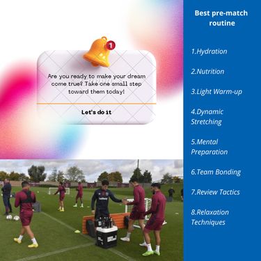 Book Creator | Best pre-match routine