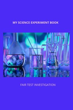 Book Creator | science experiment