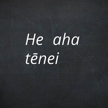 He aha tēnei?