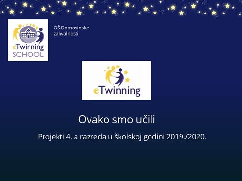 Naši eTwinning projekti 2019./2020.