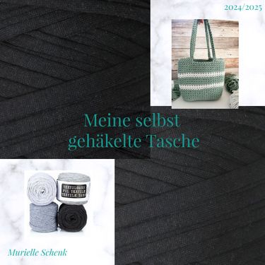 Meine selbst gehäkelte Tasche