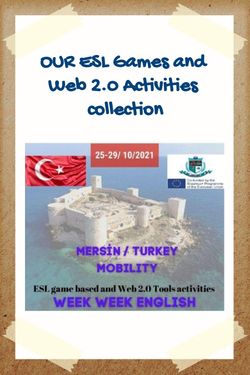 ESL Games & WEB2.0 activities